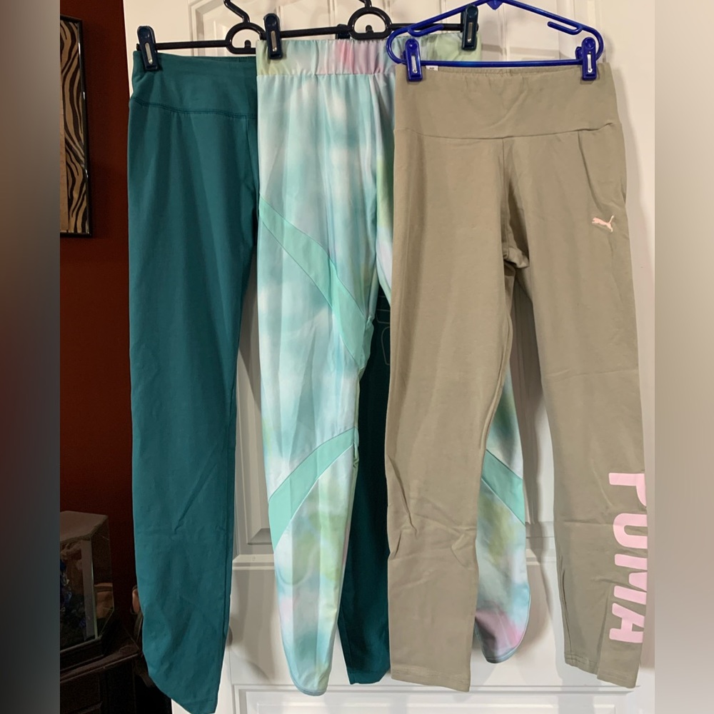3 pair of puma legging Sz Med
